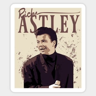 Rick Astley // 80s Sticker